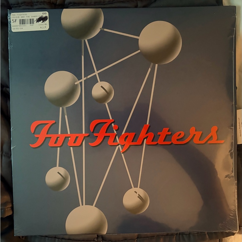 Foo Fighters Vinyl Record with Red Logo